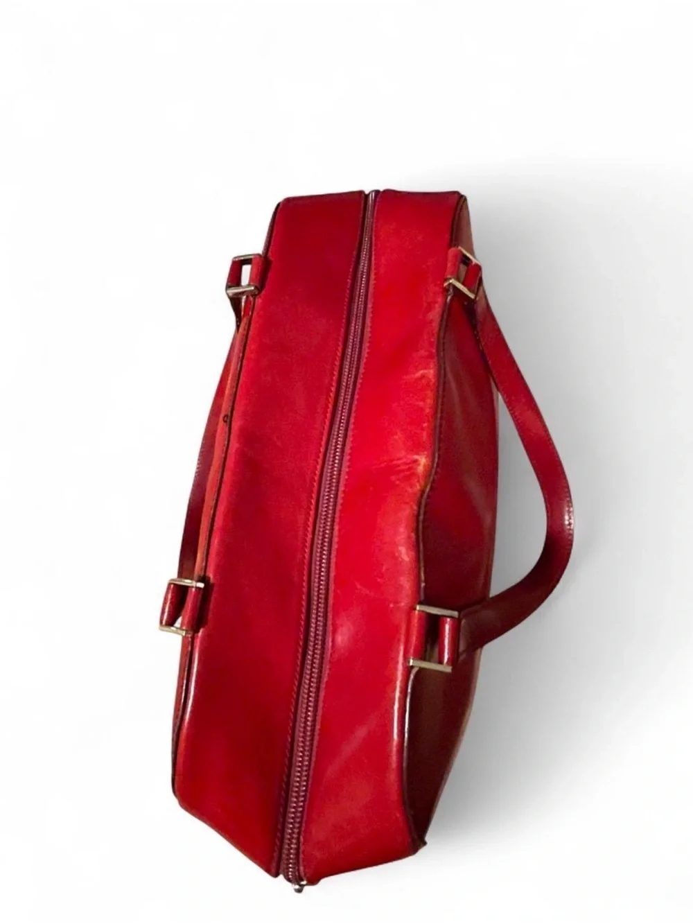 VINTAGE 90s KATE SPADE COLORBLOCK BOWLER BAG Made in Italy❤️🖤